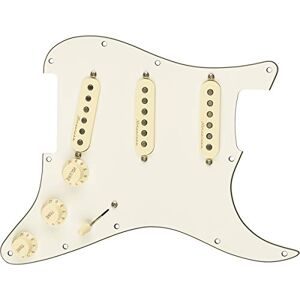 Fender Pre-Wired Strat Pickguard, Vintage Noiseless SSS, Parchment 11 Hole PG Fender Pre-Wired Strat Pickguard, Vintage Noiseless SSS, Parchment 11 Hole PG
