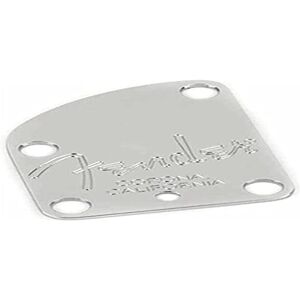 Fender American Deluxe Guitar 4-Bolt Neck Plate, Chrome Fender American Deluxe Guitar 4-Bolt Neck Plate, Chrome