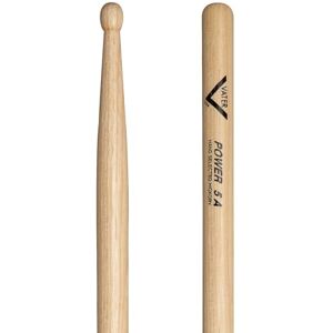 Vater Power 5A (Wood Tip) American Hickory Drumsticks VHP5AW Vater Power 5A (Wood Tip) American Hickory Drumsticks VHP5AW
