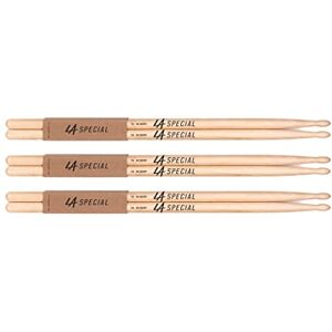 ProMark LA Specials Drum Sticks 7A Drumsticks Drum Sticks Set for Acoustic Drums or Electronic Drums Oval Wood Tip Hickory Drum Sticks Consistent Weight and Pitch 3 Pairs ProMark LA Specials Drum Sticks 7A Drumsticks Drum Sticks Set for Acoustic Drums or Electronic Drums Oval Wood Tip Hickory Drum Sticks Consistent Weight and Pitch 3 Pairs