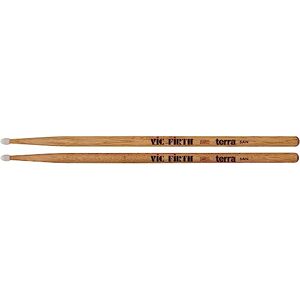 Vic Firth American Classic® Terra Series Drumsticks 5ATN American Hickory Nylon Tip 4 Pair Pack Vic Firth American Classic® Terra Series Drumsticks 5ATN American Hickory Nylon Tip 4 Pair Pack
