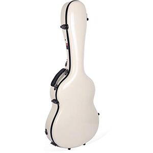 Crossrock Fiberglass Classical Guitar Case for 4/4 Nylon-String Gloss Ivory Shell, TSA Lock, Blue Velvet Interior – Deluxe Hardshell with Backpack Straps Ivory(CRF2021CIV) Crossrock Fiberglass Classical Guitar Case for 4/4 Nylon-String Gloss Ivory Shell, TSA Lock, Blue Velvet Interior – Deluxe Hardshell with Backpack Straps Ivory(CRF2021CIV)
