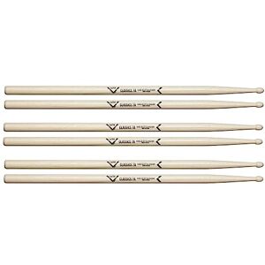 Vater Classics 7A (Wood Tip) American Hickory Drumsticks 3 pair pack VSP37ACL Vater Classics 7A (Wood Tip) American Hickory Drumsticks 3 pair pack VSP37ACL