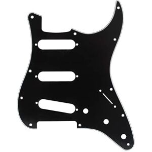 Fender ® 11-HOLE MODERN-STYLE STRATOCASTER® S/S/S Pickguard Pickguard for Strat® 3-Ply S/S/S 11-Hole Black Fender ® 11-HOLE MODERN-STYLE STRATOCASTER® S/S/S Pickguard Pickguard for Strat® 3-Ply S/S/S 11-Hole Black