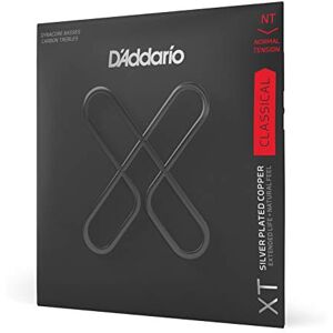 D'Addario Guitar Strings XT Coated Classical Guitar Strings XTC45FF Silver Plated Copper, XT Dynacore, Carbon Trebles Normal Tension D'Addario Guitar Strings XT Coated Classical Guitar Strings XTC45FF Silver Plated Copper, XT Dynacore, Carbon Trebles Normal Tension