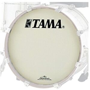 TAMA 20" Bass Drum Head w/-Starclassic Logo Vintage White Coated TAMA 20" Bass Drum Head w/-Starclassic Logo Vintage White Coated