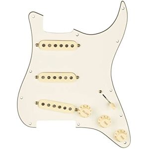 Fender Pre-wired Stratocaster Pickguard Strat Original '57/'62 Pickups, White Fender Pre-wired Stratocaster Pickguard Strat Original '57/'62 Pickups, White