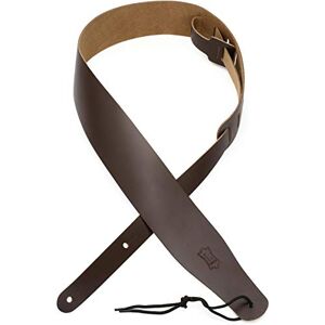 Levy's Leathers M26-DBR 2 1/2" leather guitar strap. Adjustable from 38" to 51"; Dark Brown Levy's Leathers M26-DBR 2 1/2" leather guitar strap. Adjustable from 38" to 51"; Dark Brown