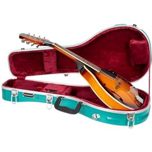 Crossrock ABS Mandolin Case for A-Style Mint Blue Matte Finish, Security Lock, Backpack Straps, Metal Feet – Scratch-Resistant Hard Shell Mint Blue(CRA862MAMB) Crossrock ABS Mandolin Case for A-Style Mint Blue Matte Finish, Security Lock, Backpack Straps, Metal Feet – Scratch-Resistant Hard Shell Mint Blue(CRA862MAMB)