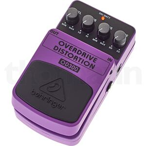 Behringer OD300 Overdrive Distortion Pedal for Guitar, 2-Mode Vintage to Modern Drive with Tone & Blend Control, Purple Effects Pedal for Stage & Studio Behringer OD300 Overdrive Distortion Pedal for Guitar, 2-Mode Vintage to Modern Drive with Tone & Blend Control, Purple Effects Pedal for Stage & Studio