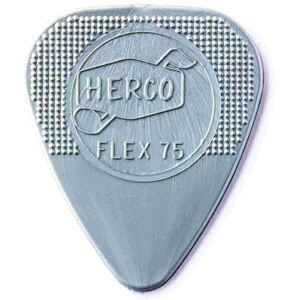 Dunlop Herco® HE211 Flex 75 Nylon Flat Picks, Silver, Heavy, 100/Bag Dunlop Herco® HE211 Flex 75 Nylon Flat Picks, Silver, Heavy, 100/Bag