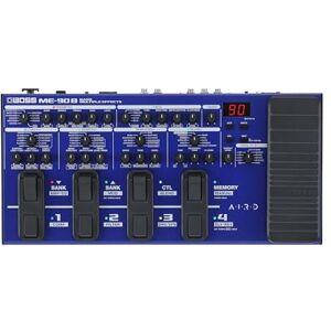 Boss ME-90B Bass Multi-Effects All-In-One Bass Processor 10 Onboard AIRD Amp Models 61 Effects from the Bass Effects Library 8 Multi-Function Footswitches & Redesigned Expression Pedal Boss ME-90B Bass Multi-Effects All-In-One Bass Processor 10 Onboard AIRD Amp Models 61 Effects from the Bass Effects Library 8 Multi-Function Footswitches & Redesigned Expression Pedal