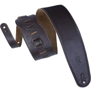 Levy's Leathers M4GF‐DBR 3.5-inch Leather Padded Strap Dark Brown,One Size Levy's Leathers M4GF‐DBR 3.5-inch Leather Padded Strap Dark Brown,One Size