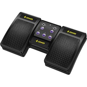 Donner Bluetooth Page Turner Pedal, Wireless Page Turner Pedal Rechargeable Sheet Music Reading Controller for Tablets, Black Donner Bluetooth Page Turner Pedal, Wireless Page Turner Pedal Rechargeable Sheet Music Reading Controller for Tablets, Black