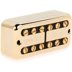 DiMarzio ® New’Tron™, Neck Pickup, Standard Spaced, Gold Cover, Black Insert DiMarzio ® New’Tron™, Neck Pickup, Standard Spaced, Gold Cover, Black Insert