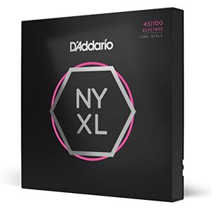 D'Addario NYXL45100 Nickel Wound Bass Guitar Strings, Grey, Regular Light, 45-100, Long Scale D'Addario NYXL45100 Nickel Wound Bass Guitar Strings, Grey, Regular Light, 45-100, Long Scale