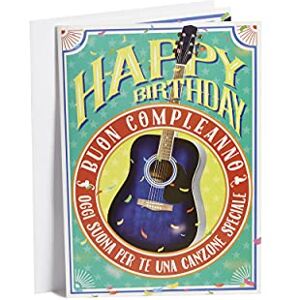 LINA SRL Guitar Birthday Card - Greeting Card LINA SRL Guitar Birthday Card - Greeting Card