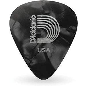 Waves D'Addario Classic Celluloid Black Pearl Picks Extra Heavy Gauge Pack of 25 Waves D'Addario Classic Celluloid Black Pearl Picks Extra Heavy Gauge Pack of 25