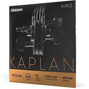 D'Addario Kaplan Amo Violin Strings Full Set KA310 1/4M Violin Strings 1/4 Scale, Medium Tension D'Addario Kaplan Amo Violin Strings Full Set KA310 1/4M Violin Strings 1/4 Scale, Medium Tension