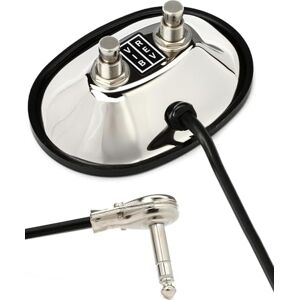 Fender 2-Button Vintage-Style Footswitch: Vibrato/Reverb On/Off with 1/4" Jack Fender 2-Button Vintage-Style Footswitch: Vibrato/Reverb On/Off with 1/4" Jack