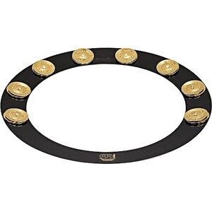Meinl Cymbals Meinl Percussion Backbeat Pro Tambourine Tambourine Accessory for Drums with 13-inch Diameter Brass Alloy / Brass, Black / Gold (BBP13) Meinl Cymbals Meinl Percussion Backbeat Pro Tambourine Tambourine Accessory for Drums with 13-inch Diameter Brass Alloy / Brass, Black / Gold (BBP13)