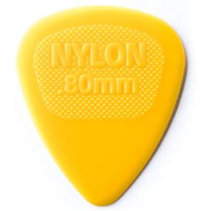 Dunlop 443R.80 Nylon MIDI Standard, Yellow, .80mm, 72/Bag Dunlop 443R.80 Nylon MIDI Standard, Yellow, .80mm, 72/Bag