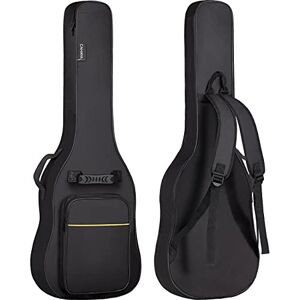 CAHAYA Electric Guitar Bag Gig Bag 6mm Padding Backpack Padded Soft Guitar Case Black, Model CY0226 CAHAYA Electric Guitar Bag Gig Bag 6mm Padding Backpack Padded Soft Guitar Case Black, Model CY0226