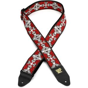Ernie Ball Red Trellis Jacquard Guitar Strap Ernie Ball Red Trellis Jacquard Guitar Strap
