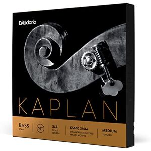 D'Addario Kaplan Solo Double Bass String Set, 3/4 Scale, Medium Tension D'Addario Kaplan Solo Double Bass String Set, 3/4 Scale, Medium Tension