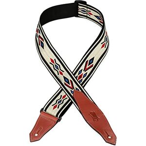 Levy's Leathers 2" Polypropylene/Jacquard Weave Guitar Strap with Leather Ends (MSSN80-MLT) Levy's Leathers 2" Polypropylene/Jacquard Weave Guitar Strap with Leather Ends (MSSN80-MLT)