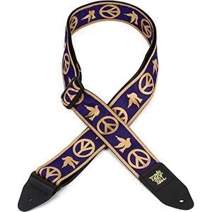 Ernie Ball Peace Love Dove Beige/Navy Blue Jacquard Guitar Strap Ernie Ball Peace Love Dove Beige/Navy Blue Jacquard Guitar Strap