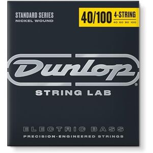Dunlop DBN40100 Nickel Light 4 String 40-100 Stainless Steel Bass Guitar Strings Dunlop DBN40100 Nickel Light 4 String 40-100 Stainless Steel Bass Guitar Strings