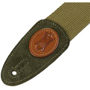 Levy's MSSC8-GRN 2-inch Cotton Guitar Strap Green Levy's MSSC8-GRN 2-inch Cotton Guitar Strap Green