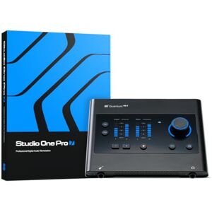 PreSonus Quantum ES 2 USB-C Audio Interface, 2x2, with Auto Gain, instrument input co-developed with Fender, and 6-Month Studio One+ Membership Included PreSonus Quantum ES 2 USB-C Audio Interface, 2x2, with Auto Gain, instrument input co-developed with Fender, and 6-Month Studio One+ Membership Included