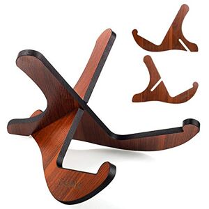 CAHAYA CY0180 Wooden Guitar Stand Non-Slip Musical Instrument Stand Foldable for Acoustic Classical Guitars Bass CAHAYA CY0180 Wooden Guitar Stand Non-Slip Musical Instrument Stand Foldable for Acoustic Classical Guitars Bass