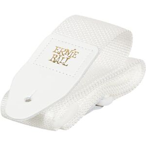 Ernie Ball White and White Polypro Guitar Strap Ernie Ball White and White Polypro Guitar Strap