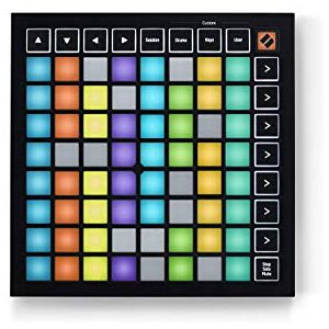 Novation Launchpad Mini MK3, Portable MIDI 64-Pad, USB Grid Controller for Ableton Live and Logic Pro Performances, Black Novation Launchpad Mini MK3, Portable MIDI 64-Pad, USB Grid Controller for Ableton Live and Logic Pro Performances, Black