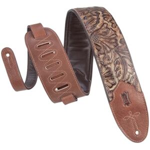 Levy's Leathers Sundance 3" wide Embossed Leather Guitar Strap; Western Series Palm Pecan (M4WP-002) Levy's Leathers Sundance 3" wide Embossed Leather Guitar Strap; Western Series Palm Pecan (M4WP-002)