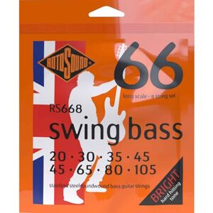 Rotosound Strings for Electric Bass SWING 66 STAINLESS SETS 8-string RS668 Stainless Standard 45-105 Rotosound Strings for Electric Bass SWING 66 STAINLESS SETS 8-string RS668 Stainless Standard 45-105