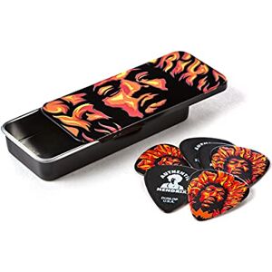 Dunlop Picks JHPT14H Jimi Hendrix Voodoo Fire Heavy Pick Tin 6 Picks Dunlop Picks JHPT14H Jimi Hendrix Voodoo Fire Heavy Pick Tin 6 Picks