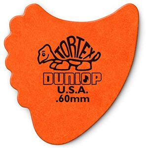 Dunlop 414R60 Tortex® Fins, Orange, .60mm, 72/Bag Dunlop 414R60 Tortex® Fins, Orange, .60mm, 72/Bag