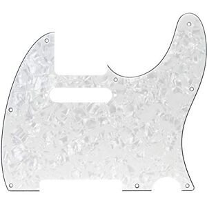 Fender 099/2150/000 4 Ply Knitting Pattern White Pearl 8 Hole Mount Telecaster Pickguard Fender 099/2150/000 4 Ply Knitting Pattern White Pearl 8 Hole Mount Telecaster Pickguard