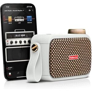 Positive Grid Spark GO 5W Ultra-Portable Smart Guitar Amp, Headphone Amp & Bluetooth Speaker with Smart App for Electric Guitar, Acoustic or Bass – Pearl Positive Grid Spark GO 5W Ultra-Portable Smart Guitar Amp, Headphone Amp & Bluetooth Speaker with Smart App for Electric Guitar, Acoustic or Bass – Pearl