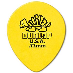 Dunlop 413 Tortex Tear Drop Guitar Pick 0.73 mm Yellow Pack of 72 Dunlop 413 Tortex Tear Drop Guitar Pick 0.73 mm Yellow Pack of 72