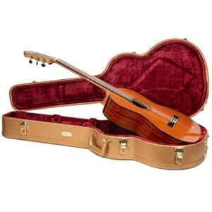 Crossrock Designer Series Classical Guitar Case for 4/4 Nylon-String Luxury Gold Faux Leather, Burgundy Velvet Interior, Lock – Premium Wooden Hardshell Luxury Gold(CRW520CLG) Crossrock Designer Series Classical Guitar Case for 4/4 Nylon-String Luxury Gold Faux Leather, Burgundy Velvet Interior, Lock – Premium Wooden Hardshell Luxury Gold(CRW520CLG)