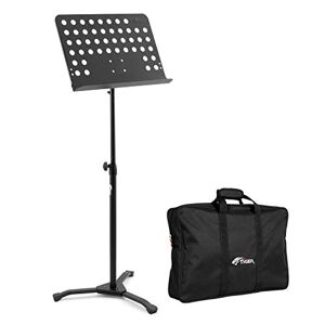 TIGER MUS7-PRO-BG Professional Orchestral Sheet Music Stand with Bag - Black