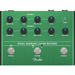 Fender 'Dual Marine Layer Reverb' Guitar Effects Pedal Fender 'Dual Marine Layer Reverb' Guitar Effects Pedal