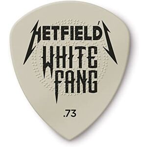 Dunlop Ultex Hetfield's White Fang 0.73mm Metal Plectrum Box of 6 Dunlop Ultex Hetfield's White Fang 0.73mm Metal Plectrum Box of 6