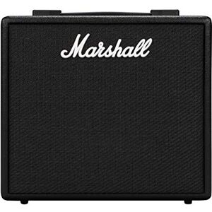 Marshall Code 25 Digital Guitar Combo Amp, Amplifer Suitable for Electric Guitar Black Marshall Code 25 Digital Guitar Combo Amp, Amplifer Suitable for Electric Guitar Black