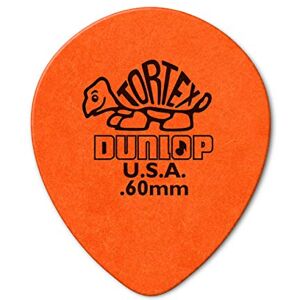Dunlop 413R.60 Tortex® Tear Drop, Orange.60mm, 72/Bag Dunlop 413R.60 Tortex® Tear Drop, Orange.60mm, 72/Bag
